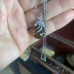 Sterling silver necklace-$150