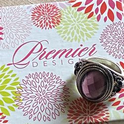 Premier Ring Amethyst Color Stone 