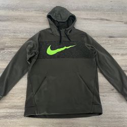 Nike Men's Therma-Fit Hoodie Pullover Sweatshirt Forest Green BV2764-325 Size L  