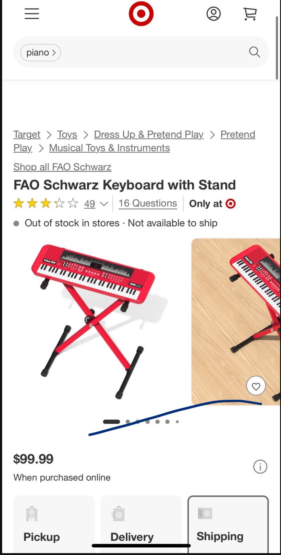 Kids Keyboard With Stand