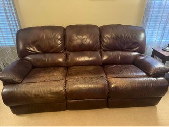 Couch and Rocker/Recliner leather set
