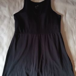 Gap Fit Active Black Tank Dress Womens Size XL $8