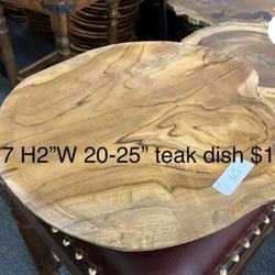 🌿 Teak Serving Tray / Plate