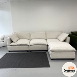 OFF WHITE Modular Cloud Couch Sectional Sofa