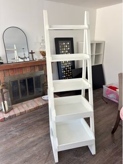 Ladder shelf