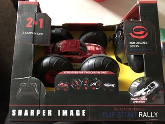 Sharper Image Remote Control RC Flip Stunt Vehicle
