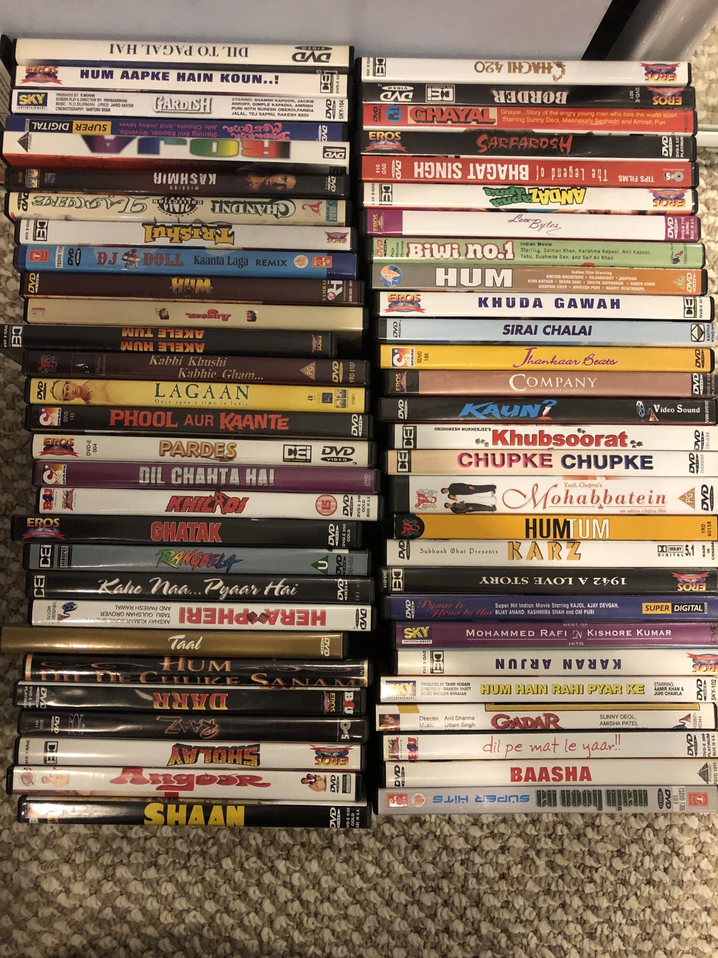 Bollywood DVD's