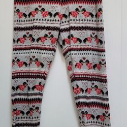 Christmas Dog Print Pajama Leggings American Eagle Sz. M