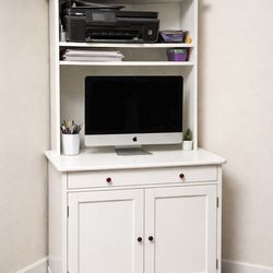FREE!!!  White Corner Desk