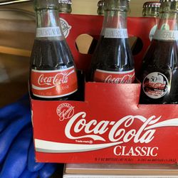 1989 coke bottles never opened! 
