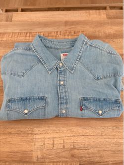 Levi's Men's Barstow Western Denim Shirt - Size XXL