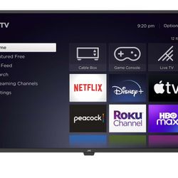 38" Roku Tv With Remote And Cable Hookup 