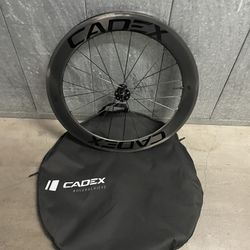 CADEX 65 Tubeless Hookless Rim Brake Rear Wheel QR NEW 700c
