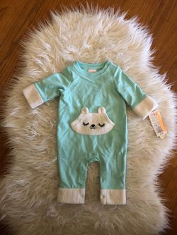 Soft Aqua outfit 3 mths