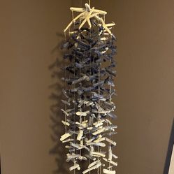 Pottery barn Kid Ombré Driftwood  Mobile, Blue