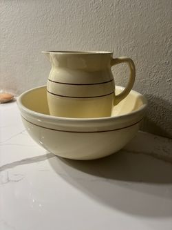 Vintage Bowl & Pitcher