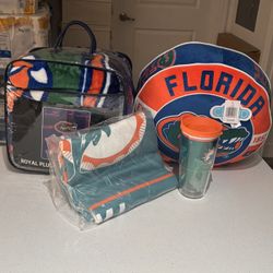 Florida Gator/ Miami Dolphin Set 