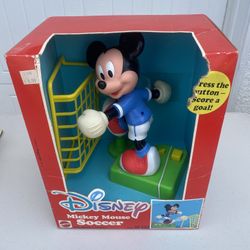 Vintage Disney Mickey Mouse Soccer Toy