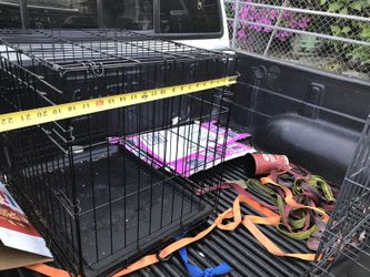 Dog cages two for 40