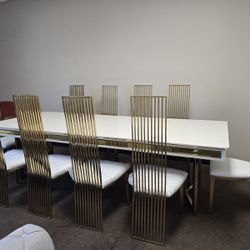 ✨ Luxurious 10-Seater Oversized Dining Set ✨