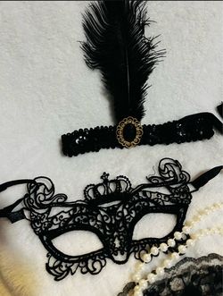 Gatsby Flapper Costume Accessories Set