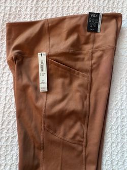 NEW Victoria's Secret VSX Essential Pocket Leggings – Small Petite – Rose Brown – NWT