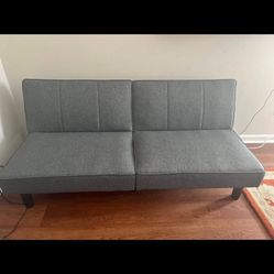 Blue - Gray Futon