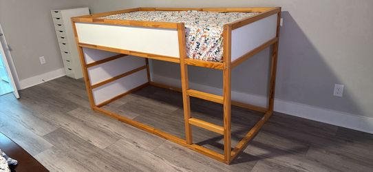 Ikea bunk bed reversible with mattress