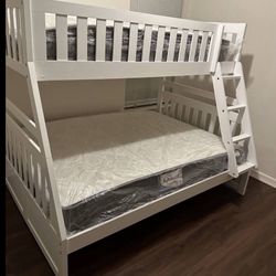 New Twin/Full Bunk bed 