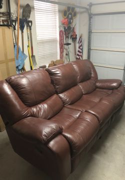 Leather couch
