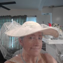 Cream Wedding Sonmi Vintage Hat With Vail And Bow 