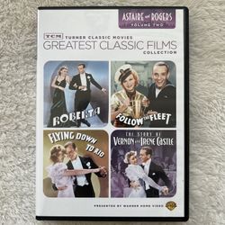 TCM GREATEST CLASSIC FILMS - ASTAIRE & ROGERS VOL. 2, 4-DISC DVD SET, ROBERTA +