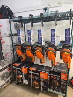Brand new Husqvarna Equipment 
Backpack 150BT $349
440 Heavy-Duty 18" chainsaw $349
Warranty include