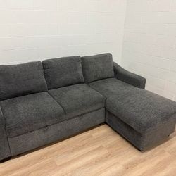 Convertible couch with storage 