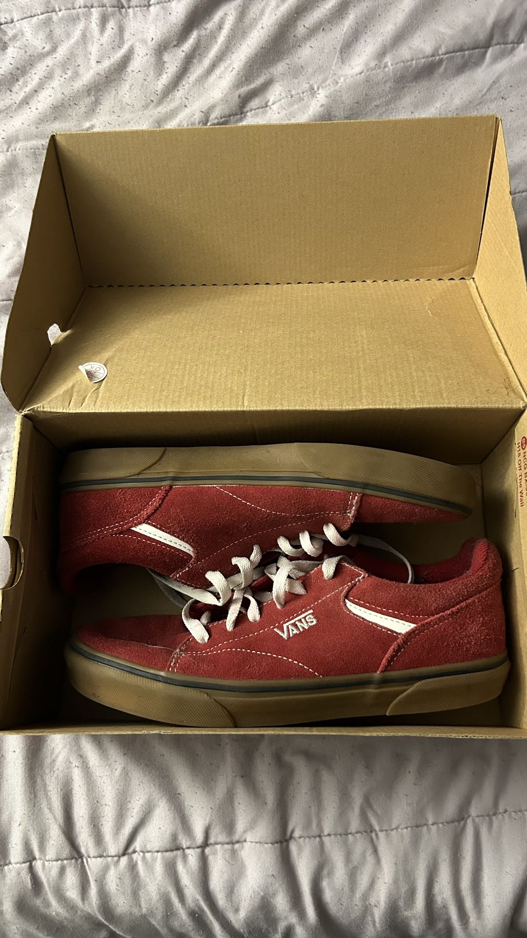 Chili Pepper/Gum Vans Low Size 8 Men