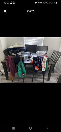 Ashley Furniture Solid Wood Dining Table