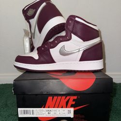 Jordan 1 Retro High OG Bordeaux 6.5Y, 8 Women 