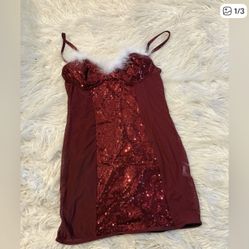 Women’s Sequin Christmas Lingerie 