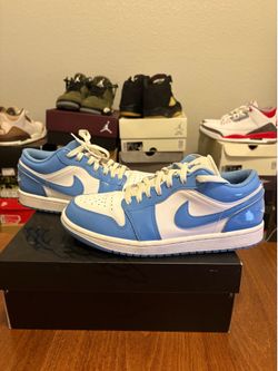 Size 8M/9.5W- Air Jordan 1 low ‘white legend blue’