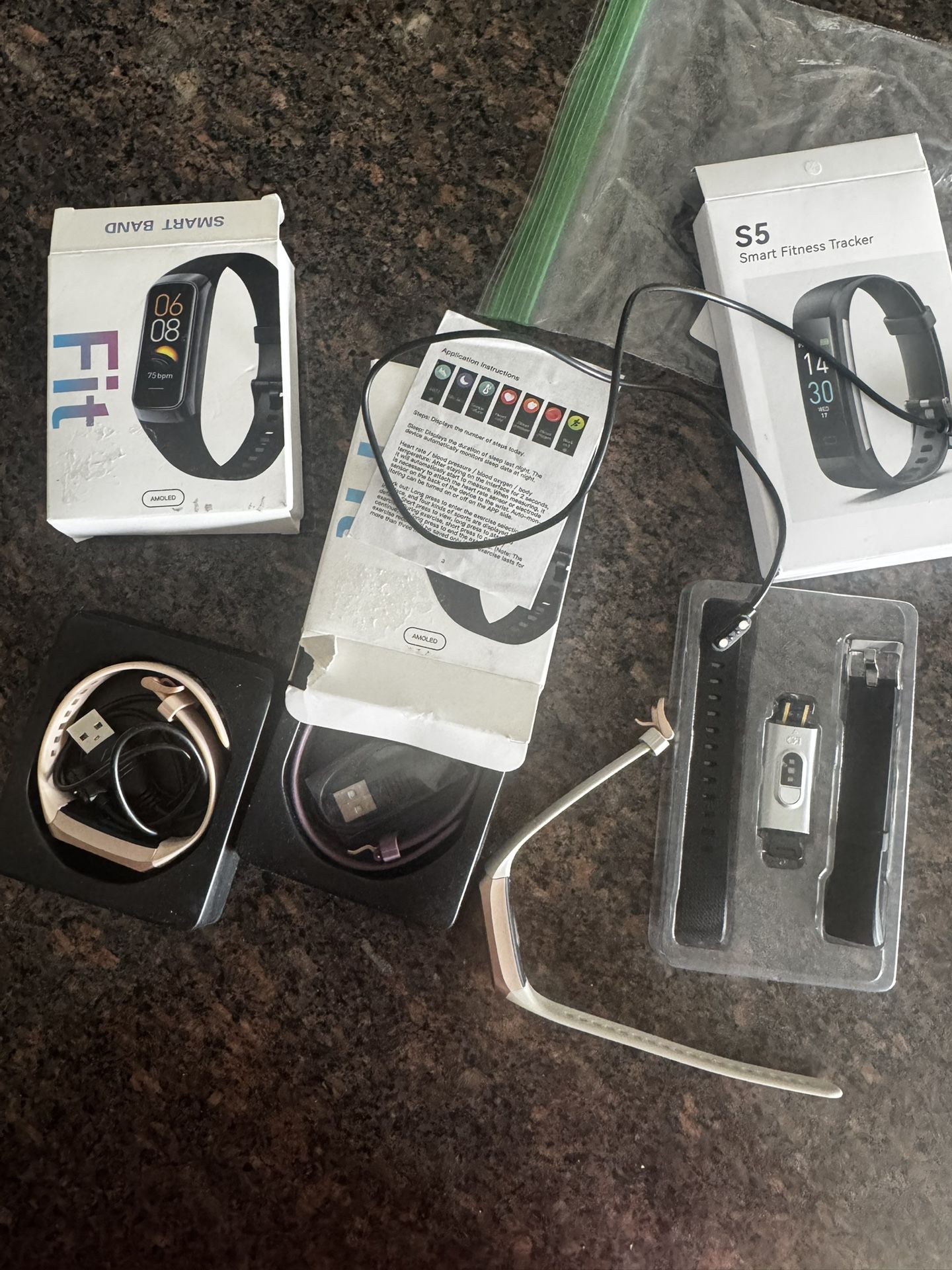 Fitbits - All 4 Together