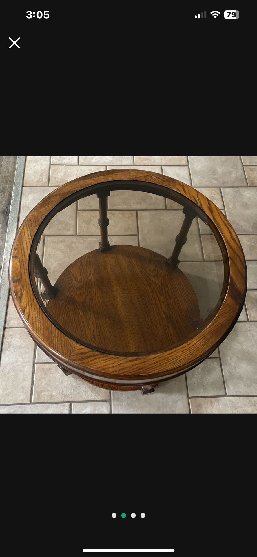 Cute Brown Table Vintage 