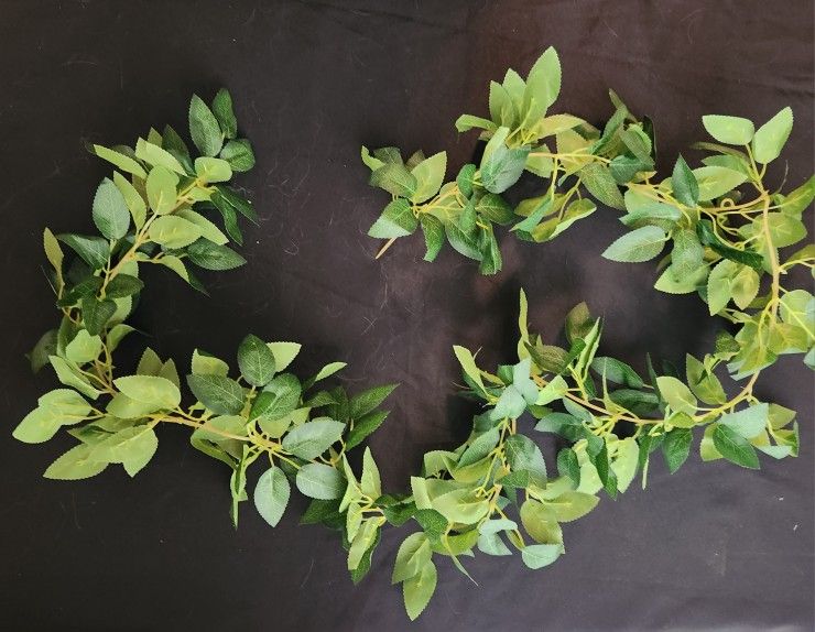 Silk Rose Leaf Garlands /greenery