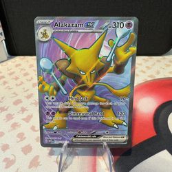 Alakazam Ex Full Art Pokemon Card
