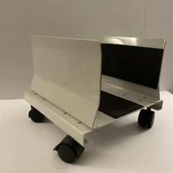 Adjustable Computer Tower Holder/Stand With Lockable Wheels