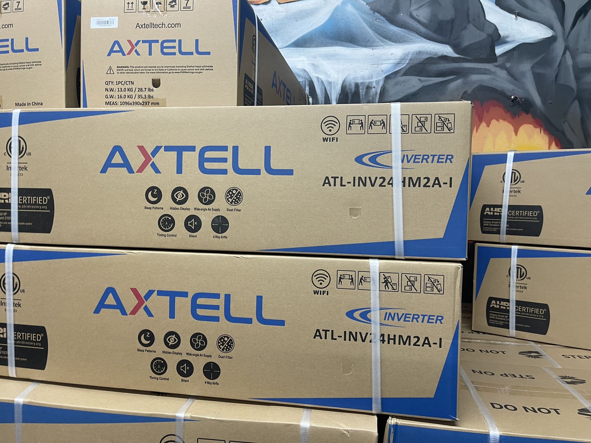 Mini Split AC 12000btu Copper lines WiFi Cooling And Heating