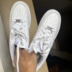 Nike Air Force 1s white size 6.5. New