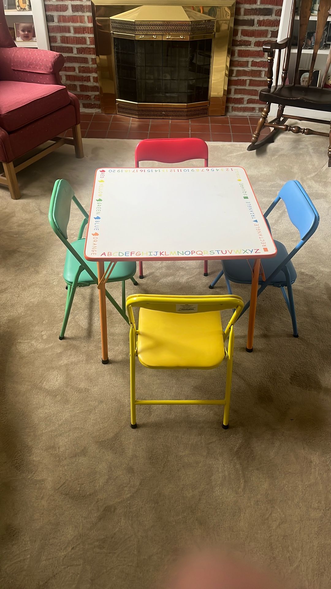 Kiddie Table And Chair Set