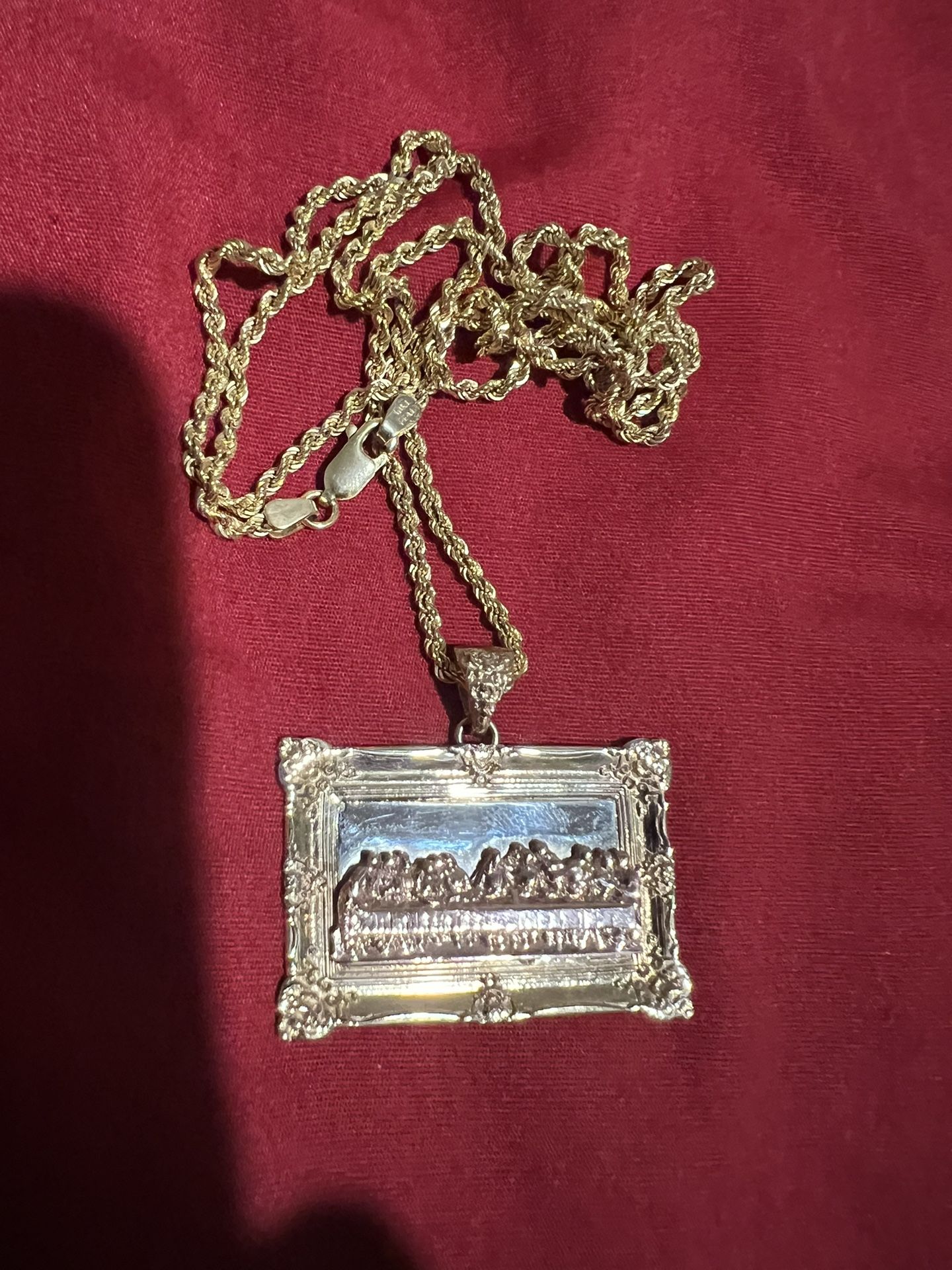 The Last Supper 10k Gold Pendant TraxNYC