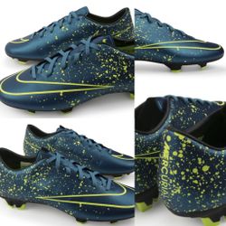 Nike Mercurial Victory V FG Squadron Blue 651632-440 Men’s Cleats Size 11