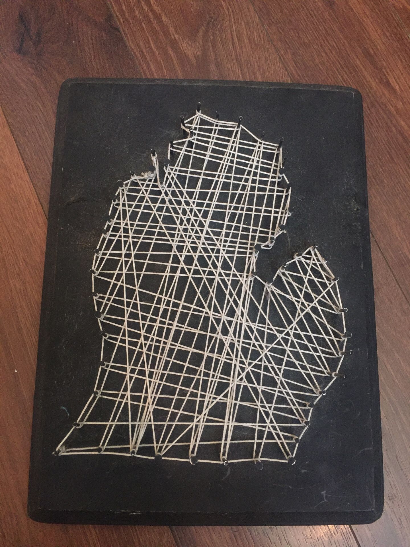 Michigan string art. Vintage